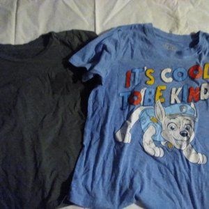 Paw patrol short s/s, green shirt camo pocket